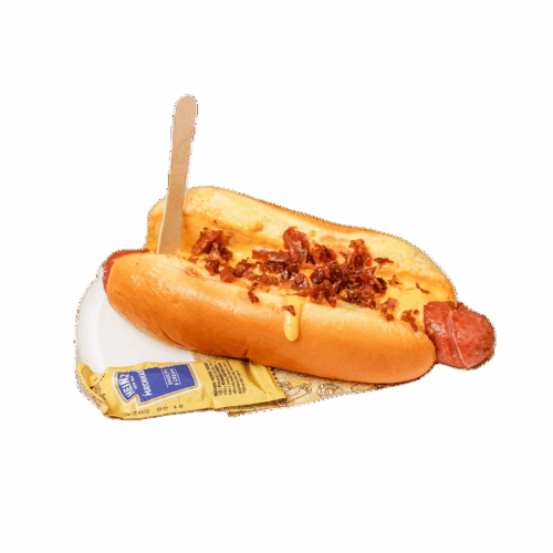 Hot Dog + Cheddar + Bacon